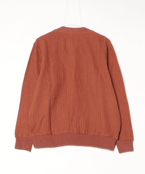 SEAGREEN(シーグリーン)の「SEAGREEN(シーグリーン) CROCHET LIKE RUSSEL KNIT CARDIGAN(カーディガン/ボレロ・メンズ・ブラウン/アイボリー・3/2/4)」の6枚目の写真