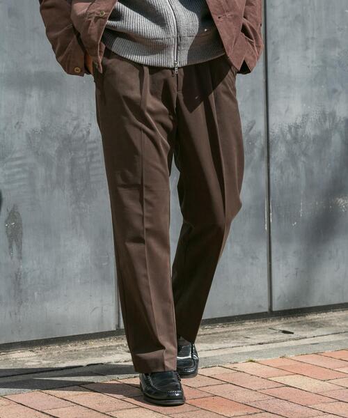 URBAN RESEARCH ROSSO MEN(アーバンリサーチロッソメン)の「『XLサイズあり』起毛カットツイルスラックス(その他パンツ・メンズ・ブラック/ブラウン系その他/ネイビー・LARGE/X-LARGE/SMALL/MEDIUM)」の4枚目の写真