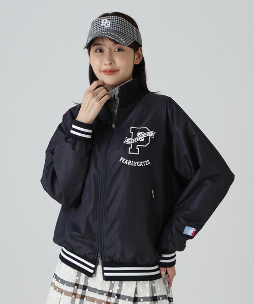 PEARLY GATES(パーリーゲイツ)の「【PEARLY GATES】タフレックス×サーモトロン フルジップブルゾン(ブルゾン・レディース・ホワイト/ネイビー・SMALL/MEDIUM)」の3枚目の写真