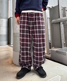 CIAOPANIC TYPY | 【PATTIPATTI】ブランケットネルチェックパンツ(スラックス)
