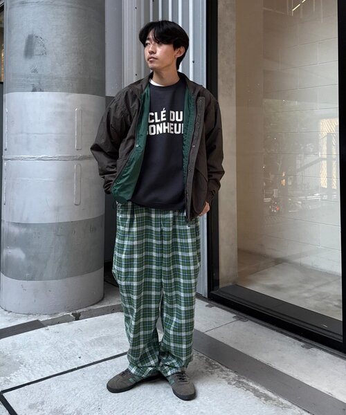 CIAOPANIC TYPY(チャオパニックティピー)の「【PATTIPATTI】ブランケットネルチェックパンツ(スラックス・レディース・グリーン/レッド/ネイビー・LARGE/MEDIUM)」の9枚目の写真