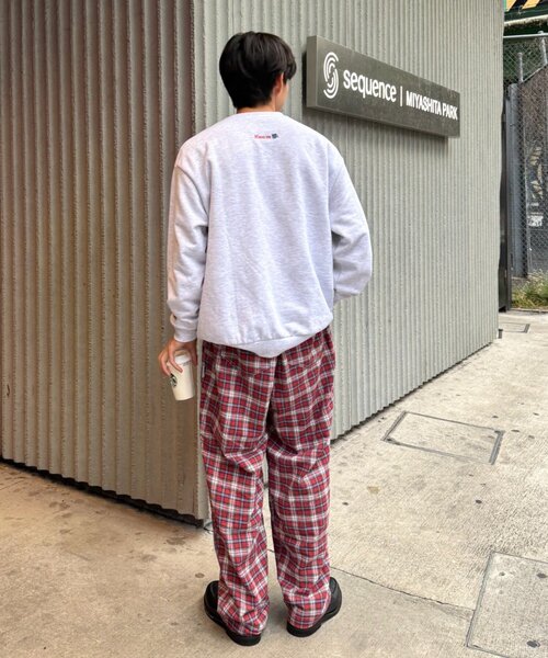 CIAOPANIC TYPY(チャオパニックティピー)の「【PATTIPATTI】ブランケットネルチェックパンツ(スラックス・レディース・グリーン/レッド/ネイビー・LARGE/MEDIUM)」の16枚目の写真