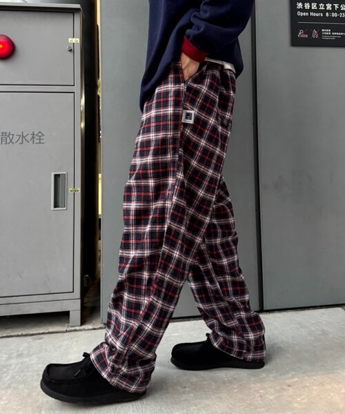 CIAOPANIC TYPY(チャオパニックティピー)の「【PATTIPATTI】ブランケットネルチェックパンツ(スラックス・レディース・グリーン/レッド/ネイビー・LARGE/MEDIUM)」の19枚目の写真