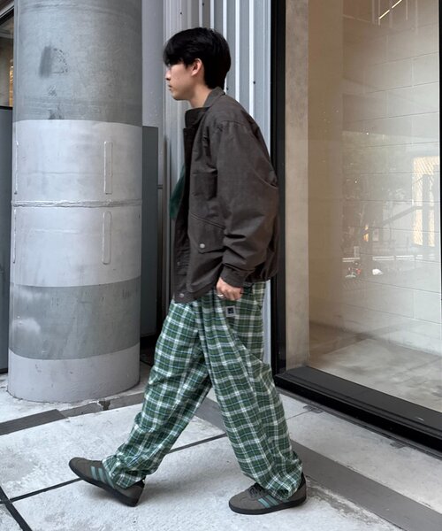 セール】【PATTIPATTI】ブランケットネルチェックパンツ（スラックス