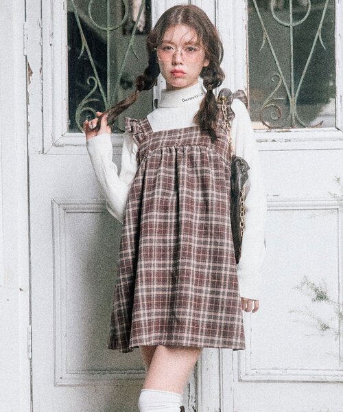 OLIVE des OLIVE(オリーブデオリーブ)の「【ふたばコラボ企画】リブタートル(ニット/セーター・レディース・オフホワイト/その他12・FREE)」の4枚目の写真
