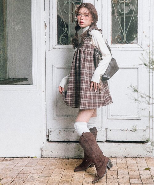 OLIVE des OLIVE(オリーブデオリーブ)の「【ふたばコラボ企画】リブタートル(ニット/セーター・レディース・オフホワイト/その他12・FREE)」の7枚目の写真