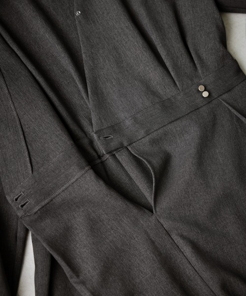 ROPE' PICNIC（ロペピクニック）の「カシュクールシャツコンシャスワンピース（シャツワンピース・レディース・チャコールグレー/ベージュ系その他2/ネイビー・S/M/L）」の19枚目の写真