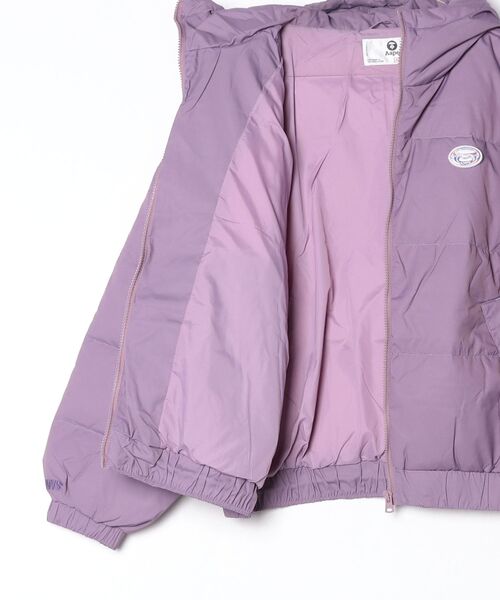 AAPE BY A BATHING APE（エーエイプバイアベイシングエイプ）の「AAPE MAIN DOWN JACKET（ダウンジャケット/コート・レディース・ライトパープル・XX-SMALL/X-SMALL）」の7枚目の写真