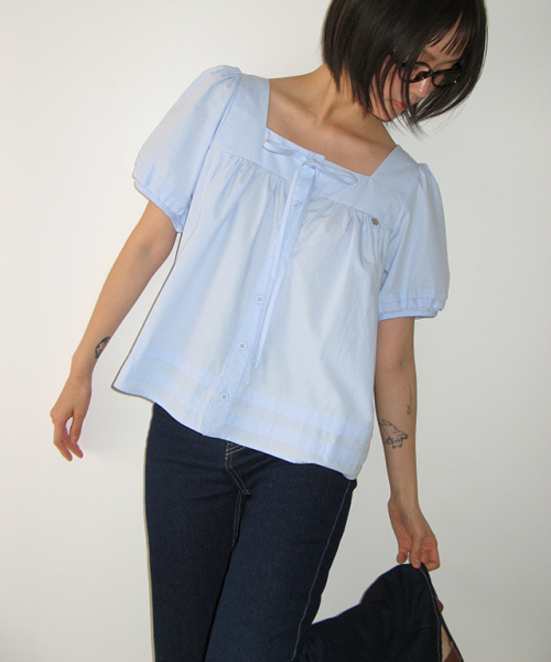 RONRON(ロンロン)の「BACK HEART STITCH POCKET BOOTSCUT DENIM PANTS INDIGO BLUE (NONFADE)(デニムパンツ・レディース・その他・SMALL/MEDIUM)」の3枚目の写真