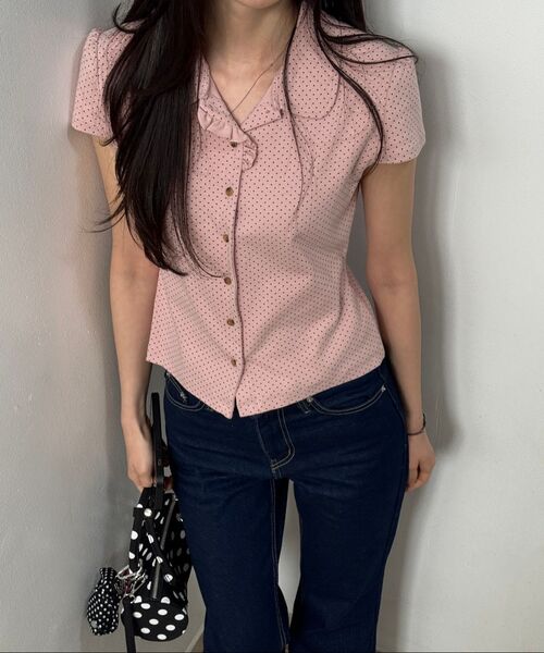 RONRON(ロンロン)の「BACK HEART STITCH POCKET BOOTSCUT DENIM PANTS INDIGO BLUE (NONFADE)(デニムパンツ・レディース・その他・SMALL/MEDIUM)」の6枚目の写真