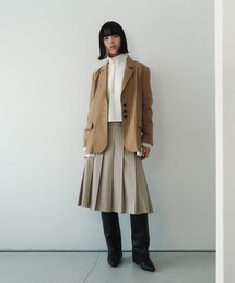 EMMEL REFINES | ＜EMMEL REFINES＞EM プリーツ ミディアム スカート(スカート)