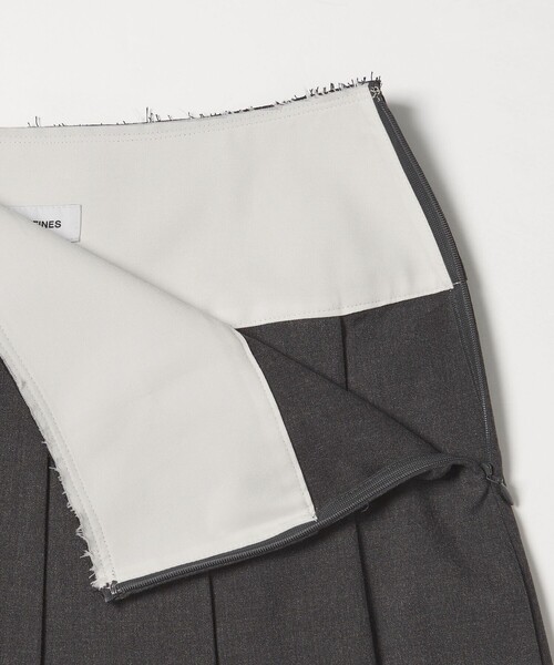 EMMEL REFINES(エメルリファインズ)の「<EMMEL REFINES>EM プリーツ ミディアム スカート(スカート・レディース・ダークグレー/ベージュ・S/M)」の10枚目の写真