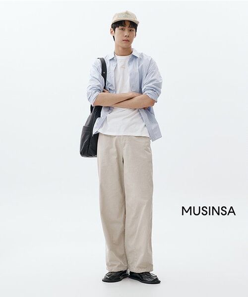 MUSINSA STANDARD（ムシンサスタンダード）の「コットンバルーンパンツ [ライトベージュ]（その他パンツ・メンズ・その他・27/28/29/34/32/30/31/33/26/40/38/36）」の10枚目の写真
