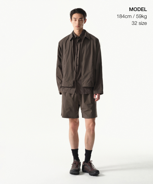 MUSINSA STANDARD（ムシンサスタンダード）の「[シティレジャー] バンディングショーツ [ブラウン]（その他パンツ・メンズ・その他・26/29/30/31/32/33/34/28/36）」の2枚目の写真