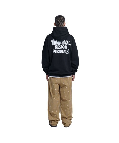 NOMANUAL(NOMANUAL)の「DOODLE LOGO HOODIE - BLACK(パーカー・レディース・その他・MEDIUM/LARGE/X-LARGE/SMALL)」の7枚目の写真