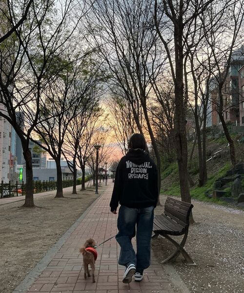 NOMANUAL(NOMANUAL)の「DOODLE LOGO HOODIE - BLACK(パーカー・レディース・その他・MEDIUM/LARGE/X-LARGE/SMALL)」の19枚目の写真