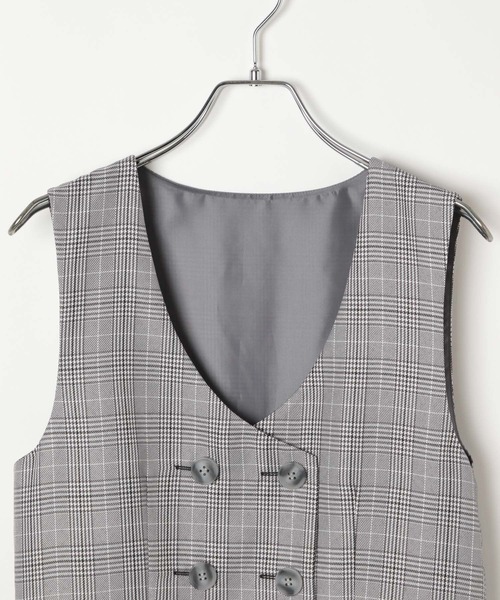 GLOBAL WORK（グローバルワーク）の「卒服/イージーケア/ジャンスカ/598140（ジャンパースカート・キッズ・ホワイト系1/グレー・150cm/160cm）」の21枚目の写真