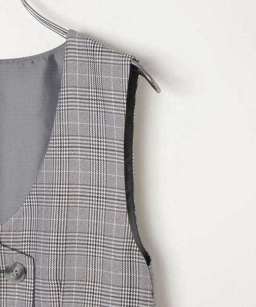 GLOBAL WORK（グローバルワーク）の「卒服/イージーケア/ジャンスカ/598140（ジャンパースカート・キッズ・ホワイト系1/グレー・150cm/160cm）」の22枚目の写真