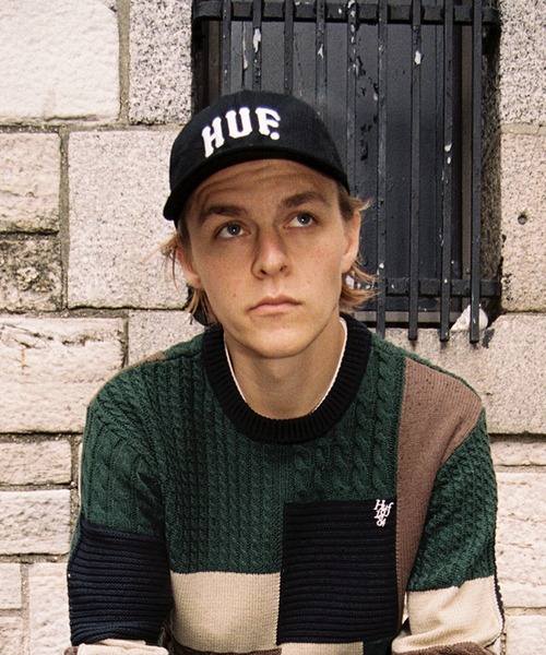 HUF(ハフ)の「ARCH 6 PANEL CV SNAPBACK(キャップ・メンズ・ブラック/グリーン/ネイビー・O/S)」の11枚目の写真