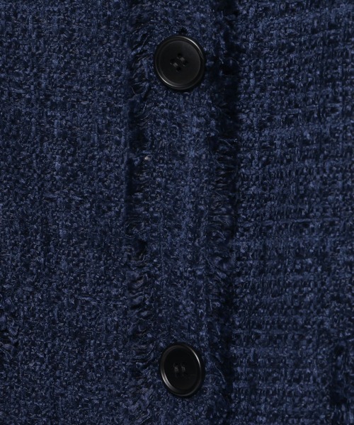 LEPSIM(レプシィム)の「【入卒式/セレモニー】ツィードショートジレ 599896(その他アウター・レディース・ネイビー/ライトベージュ・FREE)」の12枚目の写真