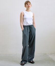 ラウンジストリングクレープパンツ_GREY