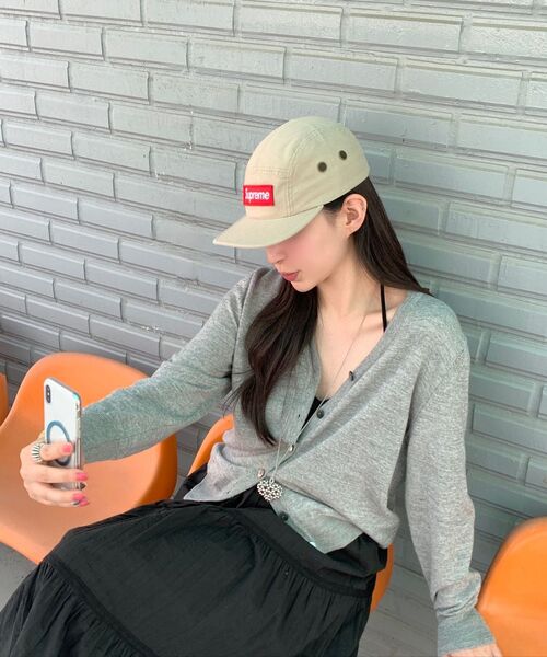 LINGSEOUL(リングソウル)の「slub v-neck knit cardigan-gray(カーディガン/ボレロ・レディース・その他・FREE)」の6枚目の写真