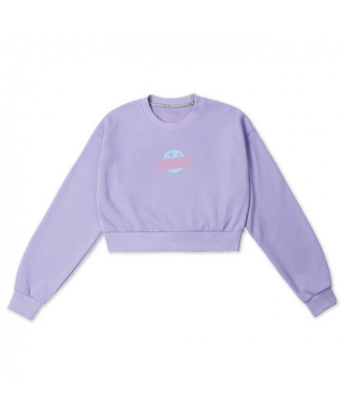 MILLION DAY(ミリオンデイ)の「MILLION PING-PONG CROP SWEATSHIRT(スウェット・メンズ・イエロー/グレー/ラベンダー・FREE)」の7枚目の写真