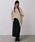 Muel Chic�i�~���G���V�b�N�j�́uCanberra scarf shirt  �L�����x���X�J�[�t�V���c�i�V���c/�u���E�X�j�v�b�x�[�W��