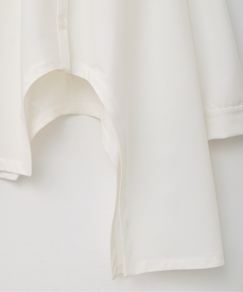 Muel Chic（ミュエルシック）の「Canberra scarf shirt  キャンベラスカーフシャツ（シャツ/ブラウス・レディース・ベージュ/オフホワイト/ブラック・FREE）」の8枚目の写真