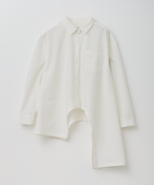 Muel Chic（ミュエルシック）の「Canberra scarf shirt  キャンベラスカーフシャツ（シャツ/ブラウス・レディース・ベージュ/オフホワイト/ブラック・FREE）」の6枚目の写真