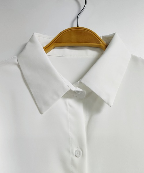 ONEP STAR(ワンピスター)の「クラシックカラーブラウス(シャツ/ブラウス・レディース・ホワイト/ブラック・MEDIUM/LARGE/X-LARGE)」の12枚目の写真