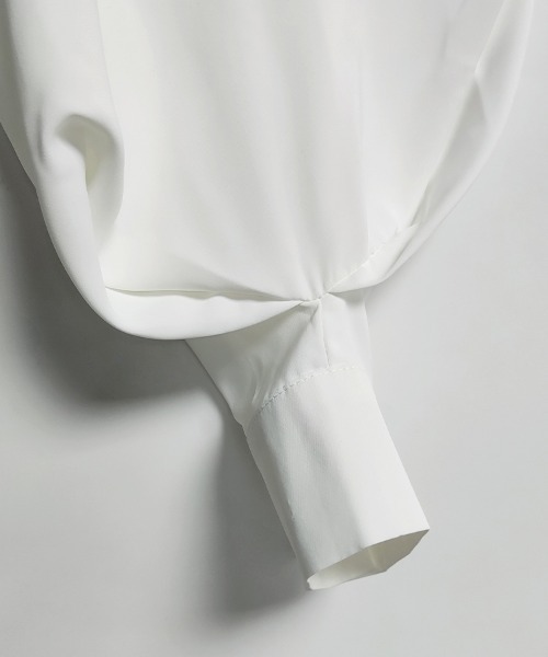 ONEP STAR(ワンピスター)の「クラシックカラーブラウス(シャツ/ブラウス・レディース・ホワイト/ブラック・MEDIUM/LARGE/X-LARGE)」の14枚目の写真