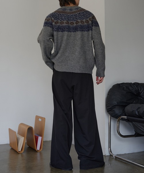 epnok(エプノック)の「ノルディックルーズニット(ニット/セーター・メンズ・ブラウン/ブラック/グレー・LARGE/MEDIUM/SMALL)」の19枚目の写真