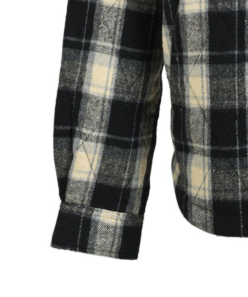 STYLISE（スタイライズ）の「【BREATH】QUILTING CHECK SHIRT / ブラック [BR25AW-S2003]（シャツ/ブラウス・メンズ・ブラック・M/L）」の3枚目の写真