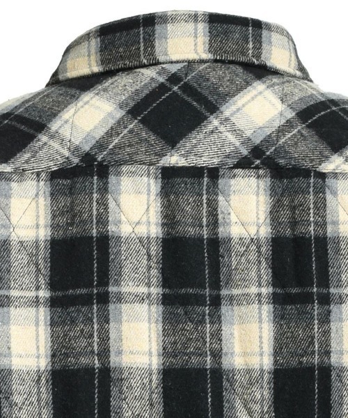 STYLISE（スタイライズ）の「【BREATH】QUILTING CHECK SHIRT / ブラック [BR25AW-S2003]（シャツ/ブラウス・メンズ・ブラック・M/L）」の5枚目の写真
