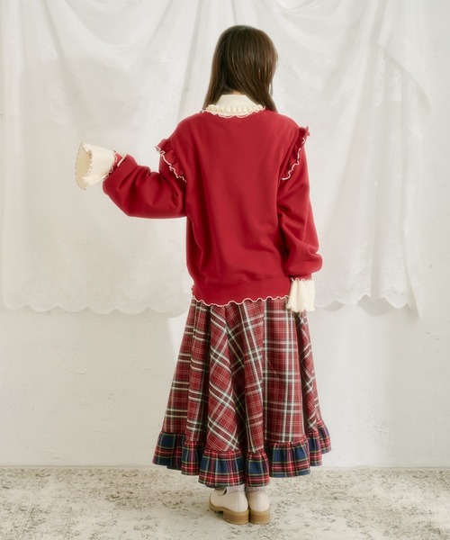 クティールとレトロ】アソートハートフリルリボンスウェット