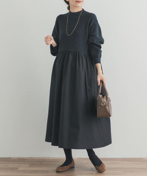 セール】ニットドッキングワンピース（ワンピース）｜URBAN RESEARCH