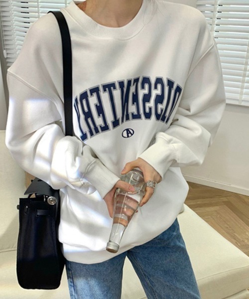 SallyLunn(サリーラン)の「カジュアルロゴスウェット(スウェット・レディース・ホワイト/ブラック/グレー・MEDIUM/LARGE)」の12枚目の写真