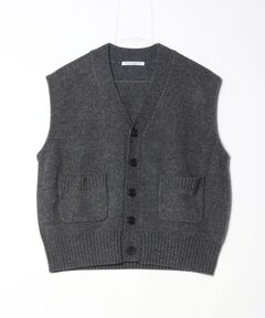 セール】ラムズウール スリーブレスダブルジャケット（ベスト