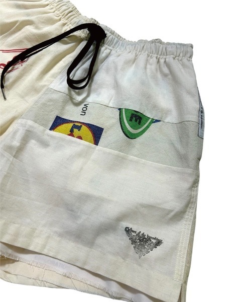 ONE DAY KMC (ワンデイケーエムシー)の「Children of the discordance / SOUVENIR BAG PATCHWORK SHORT PANTS / DISPT-037(チノパンツ・メンズ・その他・1/2)」の3枚目の写真