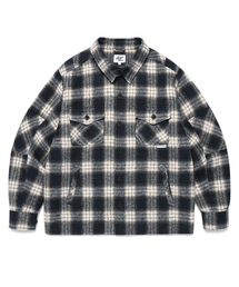 CHECK SHIRT JACKET NAVY(CV2EFUW320A)