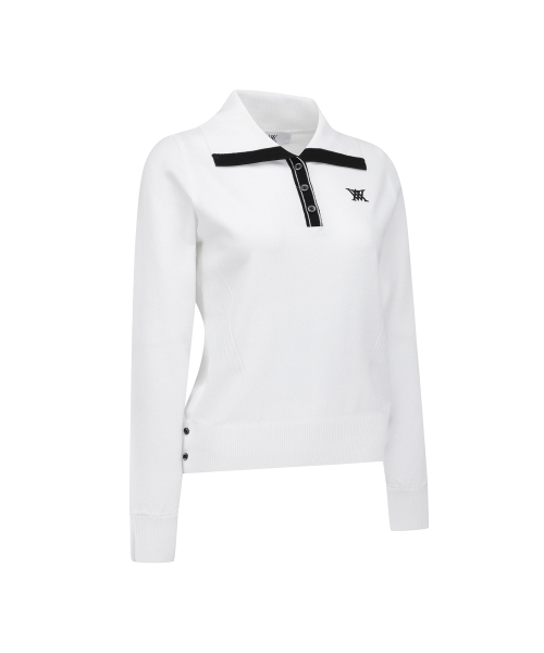 ANEW GOLF（アニューゴルフ）の「WOMEN SP COLLAR POINT SWEATER_WH（ニット/セーター・レディース・その他・X-SMALL/SMALL/MEDIUM）」の4枚目の写真