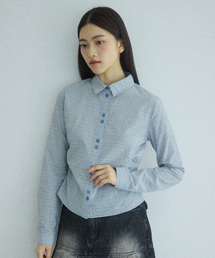 W DOUBLE BUTTON SHIRT [SKY BLUE]