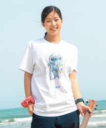MUSCLE ARMED（マッスルアームド）の「[ディズニー] スティッチ_レギュラーフィットショートスリーブ [ホワイト]（Tシャツ/カットソー）」