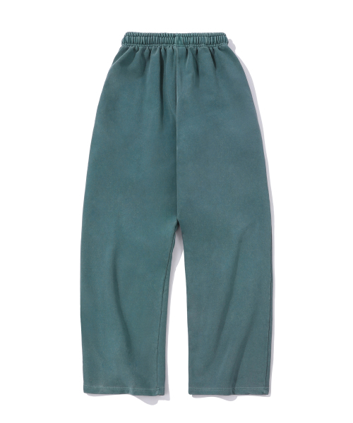 WYSE(ワイズ)の「ピグメントシンボルロゴスウェットパンツグリーン(スウェットパンツ・メンズ・グリーン・SMALL/MEDIUM/LARGE)」の2枚目の写真