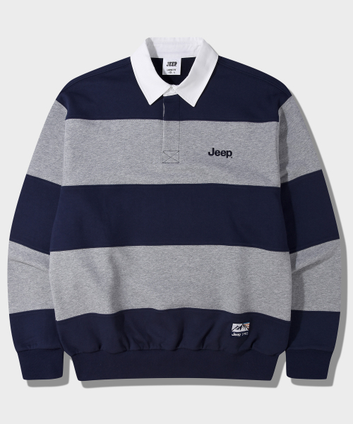 JEEP(ジープ)の「レトロマウンテン1941ストライプカラー スウェット (JR5TSU825NA)(ポロシャツ・レディース・その他・LARGE/MEDIUM/SMALL/X-LARGE/XX-LARGE)」の15枚目の写真