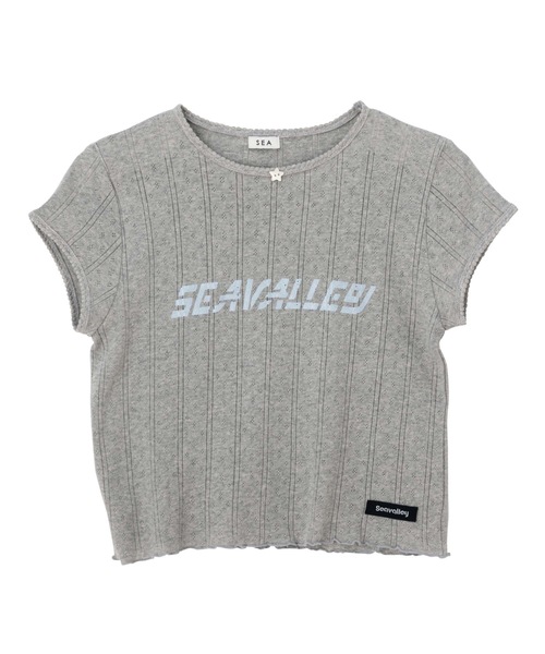 SEA（シー）の「SEAVALLEY アイレットフライス ショートスリーブトップ（Tシャツ/カットソー・レディース・ピンク/ホワイト/グレー・ONE SIZE）」の22枚目の写真