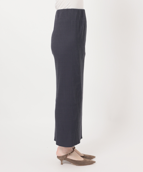 Noble（ノーブル）の「《追加・WEB限定カラー》トタンテレコタイトスカート（スカート・レディース・ダークブルー/ベージュ/ライトグリーン/ホワイト系その他/チャコールグレー・40/38/36）」の14枚目の写真