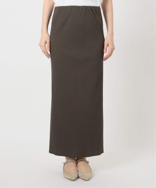Noble（ノーブル）の「《追加・WEB限定カラー》トタンテレコタイトスカート（スカート・レディース・ダークブルー/ベージュ/ライトグリーン/ホワイト系その他/チャコールグレー・40/38/36）」の21枚目の写真