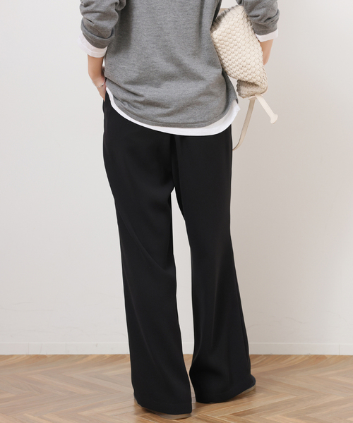 JOURNAL STANDARD relume（ジャーナルスタンダード　レリューム）の「ウォッシャブルダブルクロスイージーパンツ（その他パンツ・レディース・ネイビー/ブラック/ホワイト・36/38）」の13枚目の写真